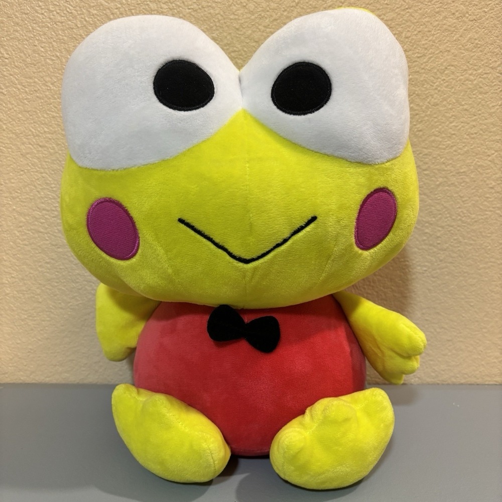 Hello Kitty Keroppi Frog Lucasfilm Sanrio Plush Stuffed Toy Soft Clean